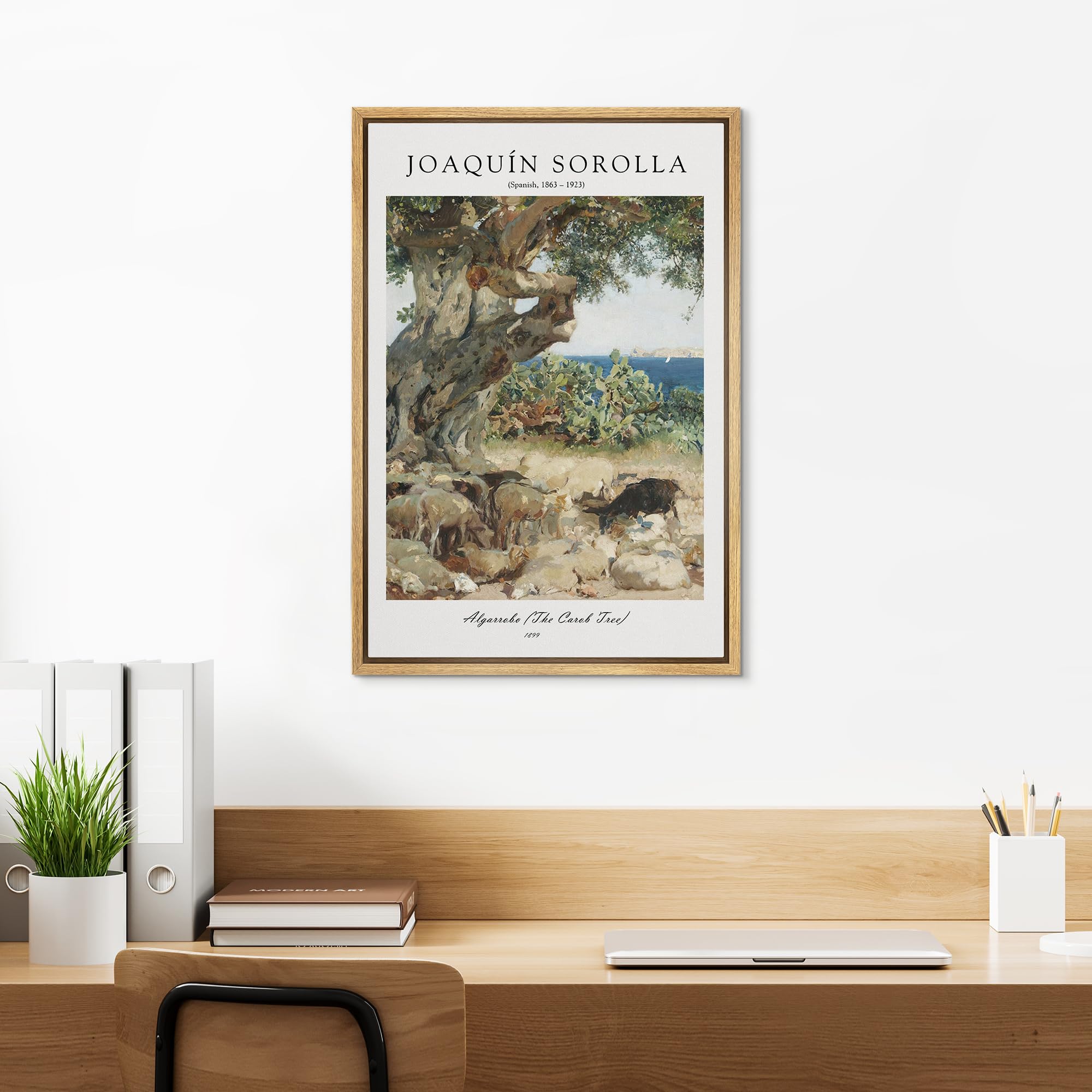 Amazon.com: SIGNLEADER Framed Canvas Print Wall Art Joaquin